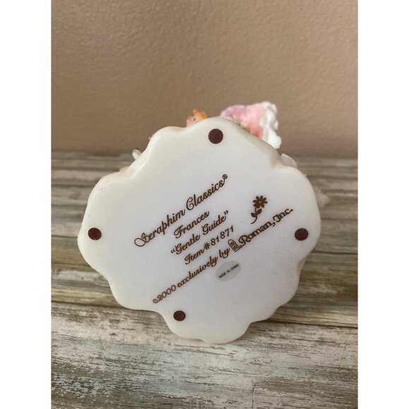 Seraphim Classic Frances Gentle Guide Angel Figurine #81871 Roman 2000 Porcelain - Picture 9 of 10